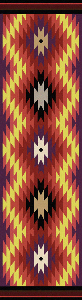 Star Burst Bright Rug - 2 x 8
