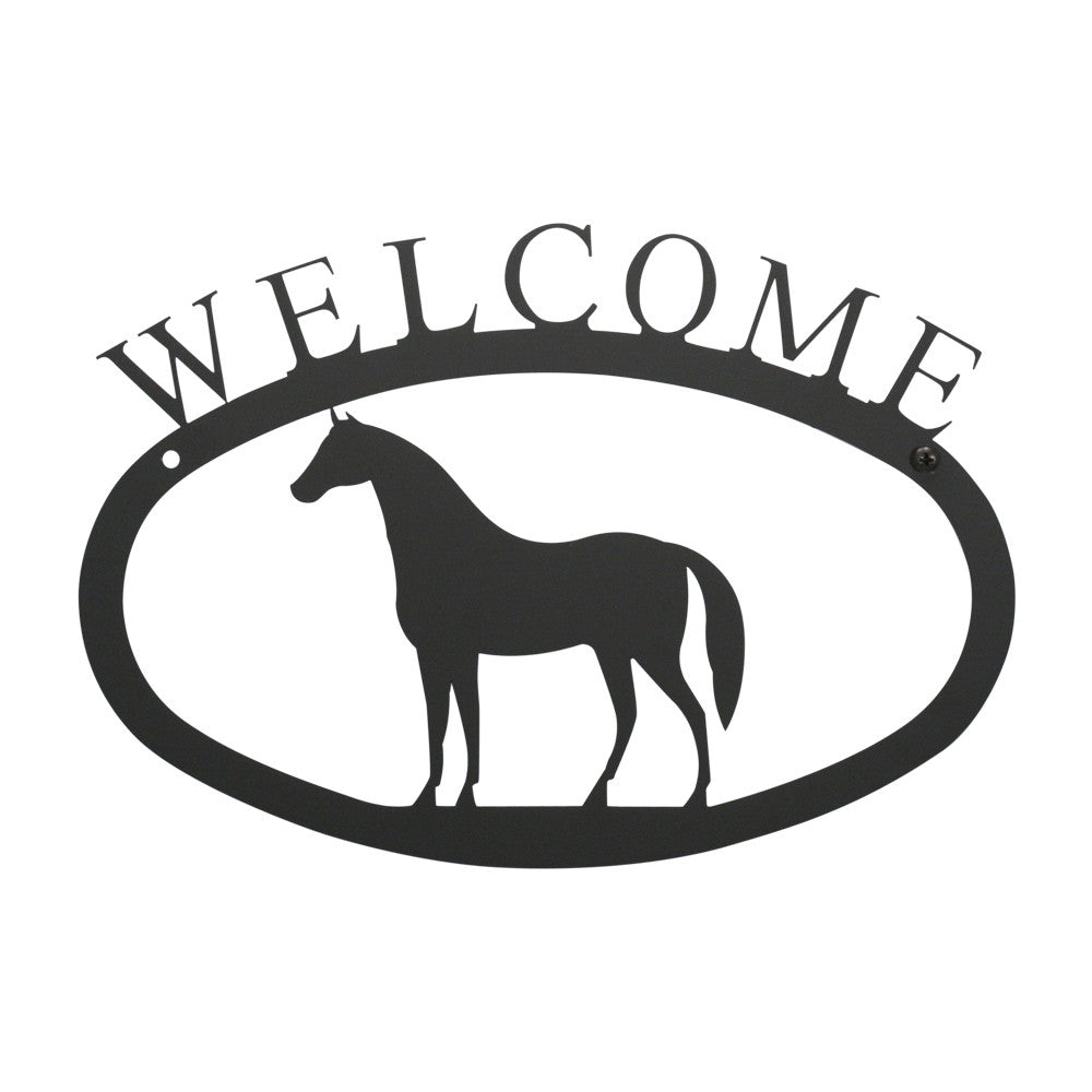 Horse Welcome Sign