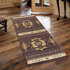 Outlaw Oasis Brown Rug - 3 x 7