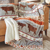 Longhorn Ranch Plush Sherpa Throw - SALE