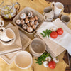 Savannah Taupe Dinnerware Set - 16 pcs - OVERSTOCK
