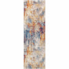 Abstract Rust Rug - 2 x 7