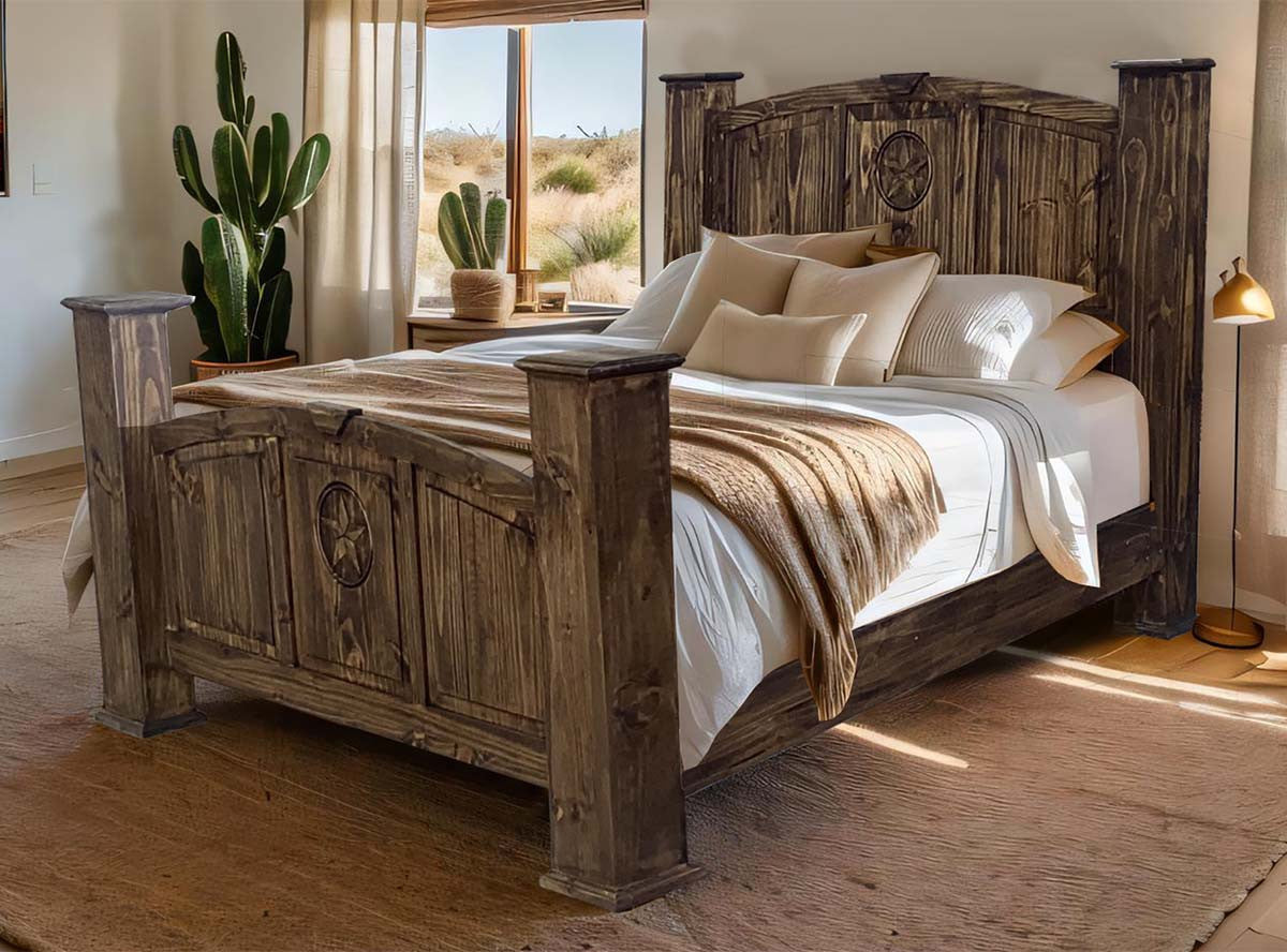 Royal Desert Star Brown Bed - King
