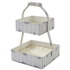 Antiqued Two-Tier Napkin Holder