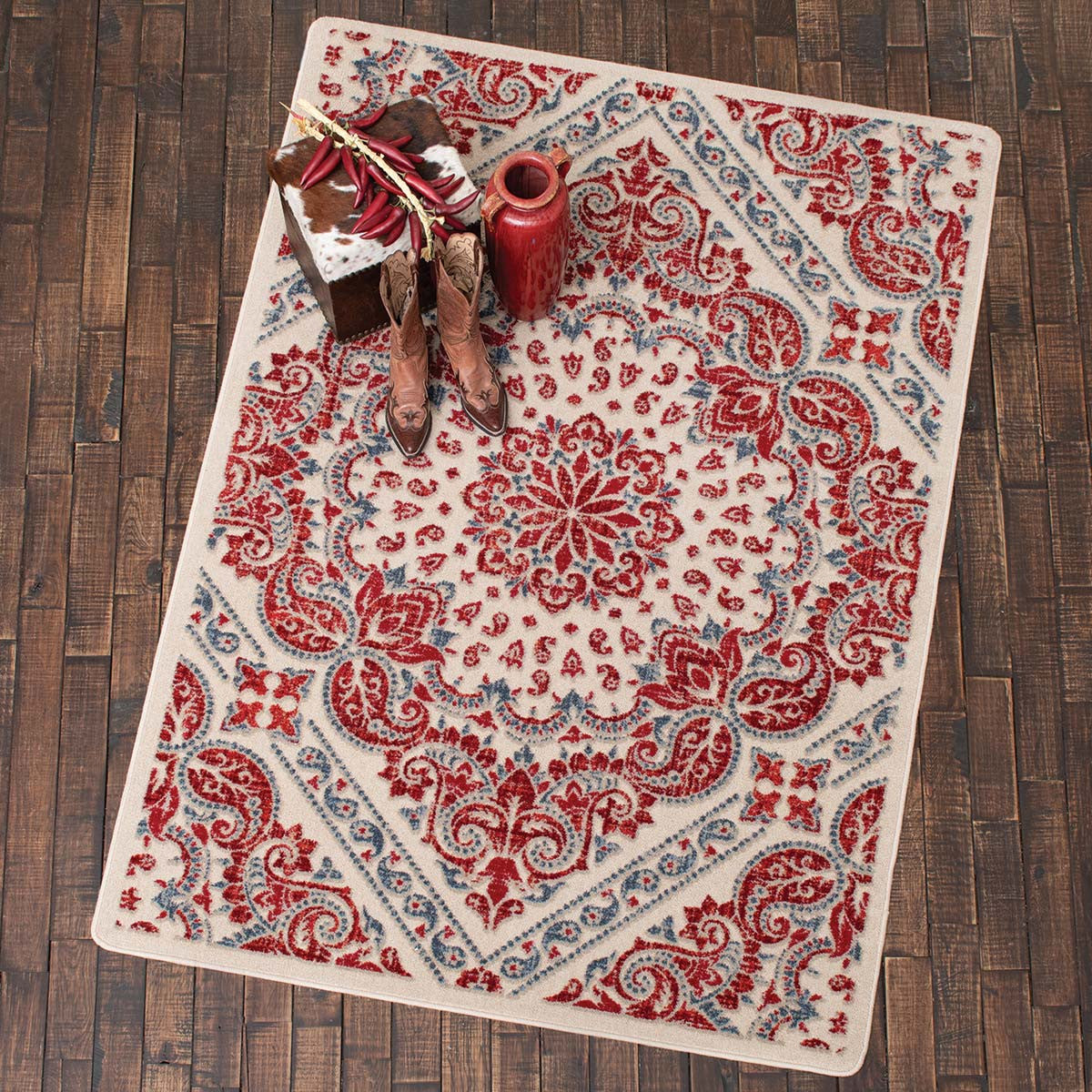 Spiced Paisley Rug - 8 Ft. Round