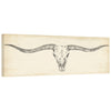 Western Skull Mount III Gallery Wrapped Canvas
