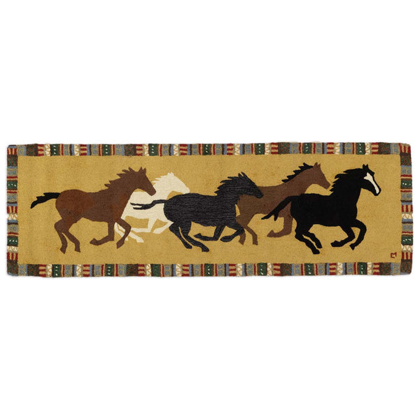 Equestrian Path Hooked Rug