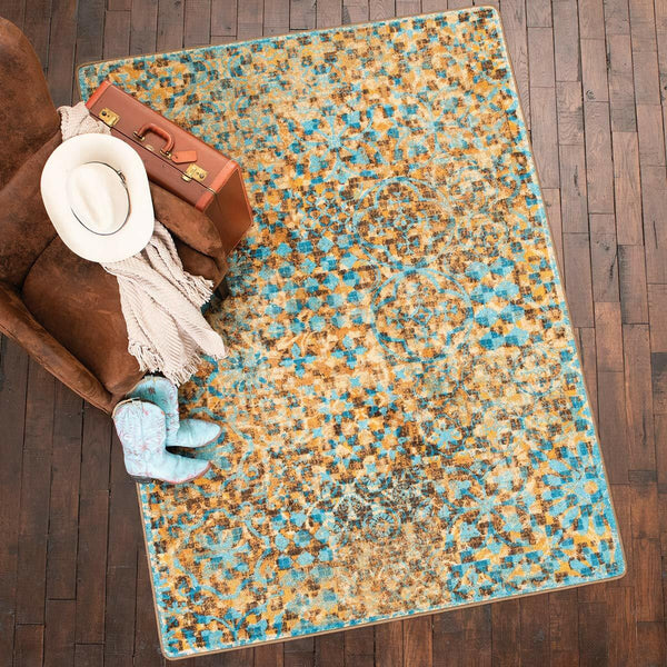 Canyon Abstract Rug - 8 Ft. Round