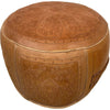 Large Round Ottoman - Colonial Natural
