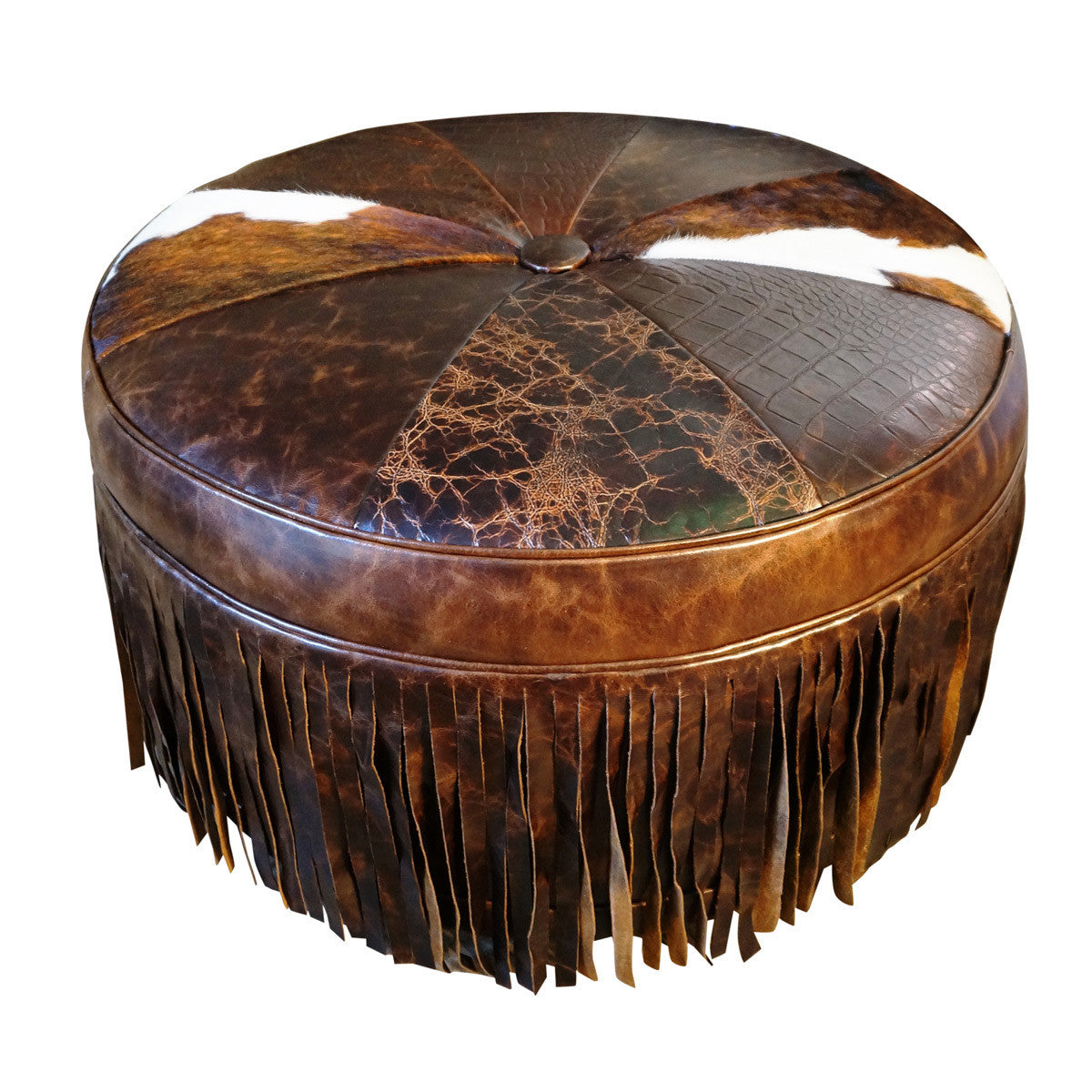 Round Ranch Ottoman