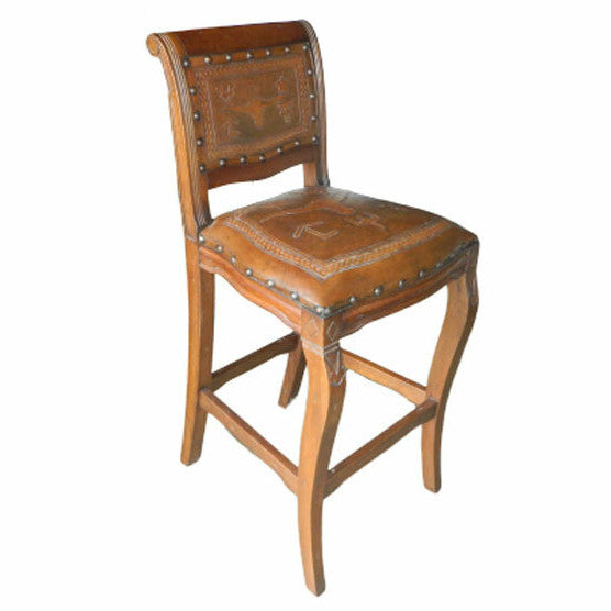 Imperial Barstool - Steer Brands & Rustic