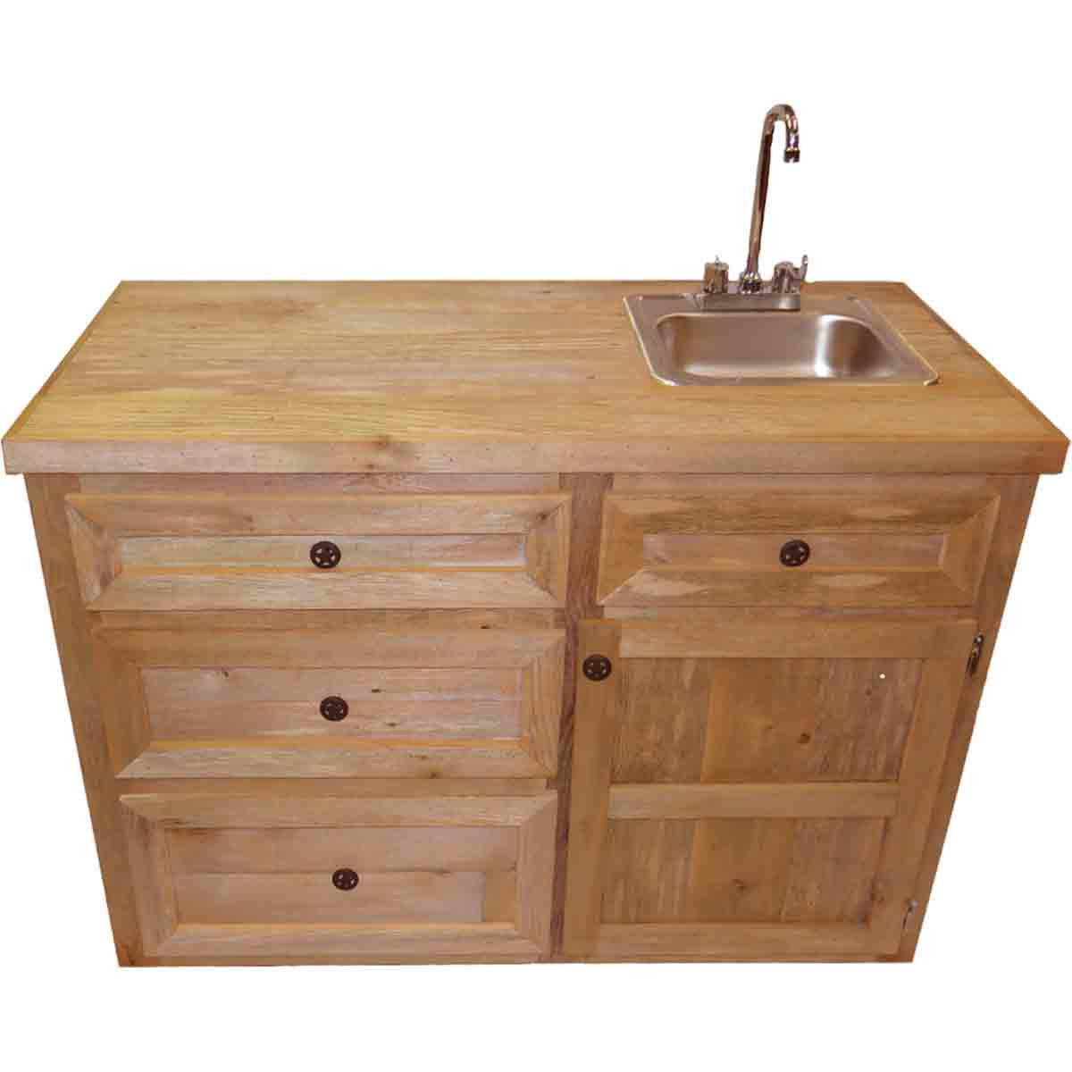 Homestead Bar with Black Lone Star Knobs