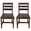 Lakeshore Walnut Dining Chairs - Set of 2