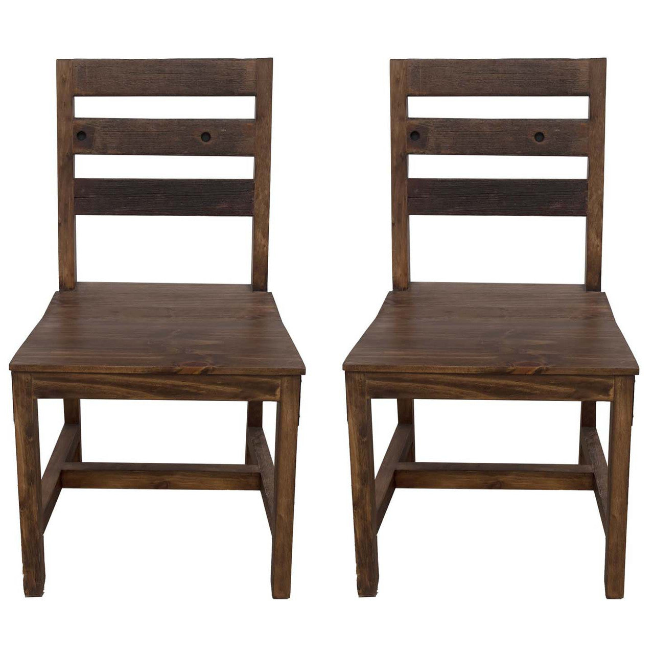 Lakeshore Walnut Dining Chairs - Set of 2