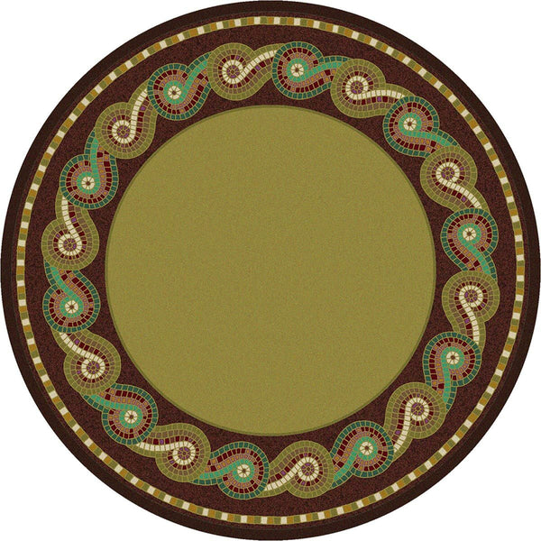 Rolling Water Rug - 8 Ft. Round