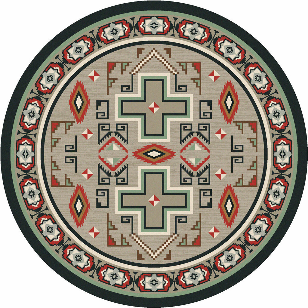 Twin Buttes Rug - 8 Ft. Round
