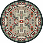 Twin Buttes Rug - 8 Ft. Round