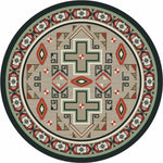 Twin Buttes Rug - 8 Ft. Round