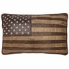 Muted American Flag Pillow