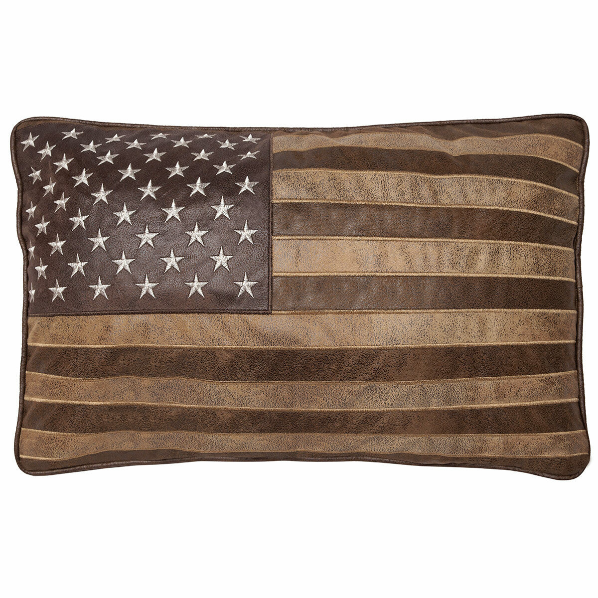 Muted American Flag Pillow