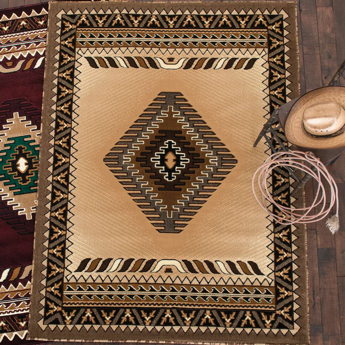 Diamond Mesa Berber Rug - 8 x 10