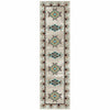 Bozeman Turquoise Rug - 2 x 8