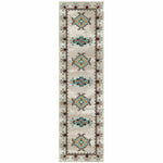 Bozeman Turquoise Rug - 2 x 8