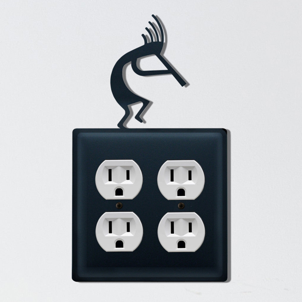 Kokopelli Double Outlet Cover