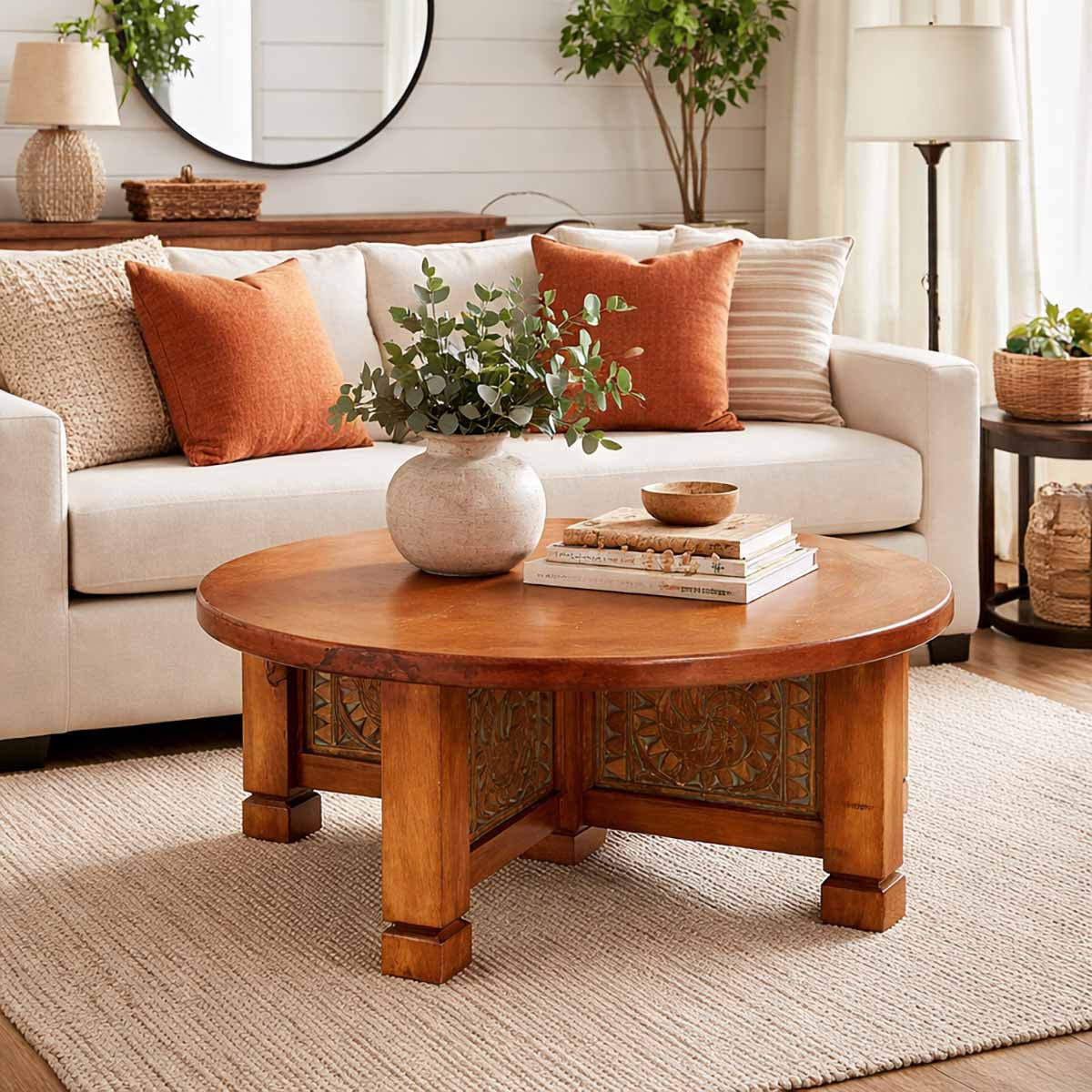 Suncatcher Copper Top Coffee Table