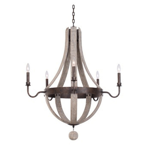 Harper Teardrop 5 Light Chandelier