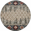 Wasatch Pines Rug - 8 Ft. Round