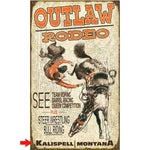 Rodeo Bronc Personalized Sign - 23 x 39