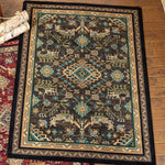 Tribal Echoes Deepwoods Rug - 5 x 8