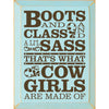 Cowgirl Spirit Wooden Wall Art