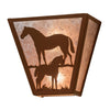 Horses Wall Sconce