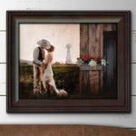 Prairie Romance Framed Print