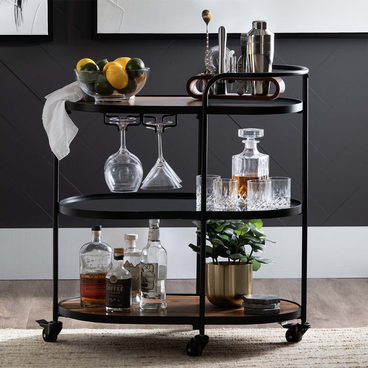 Modern Fusion Serving Cart
