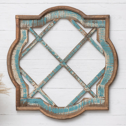 Turquoise Sierra Window Wall Art - Large