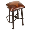 Coronado Iron Barstool - Two Tone Colonial Corners