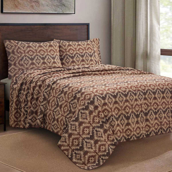 Diablo Diamond Blanket Set - Full/Queen
