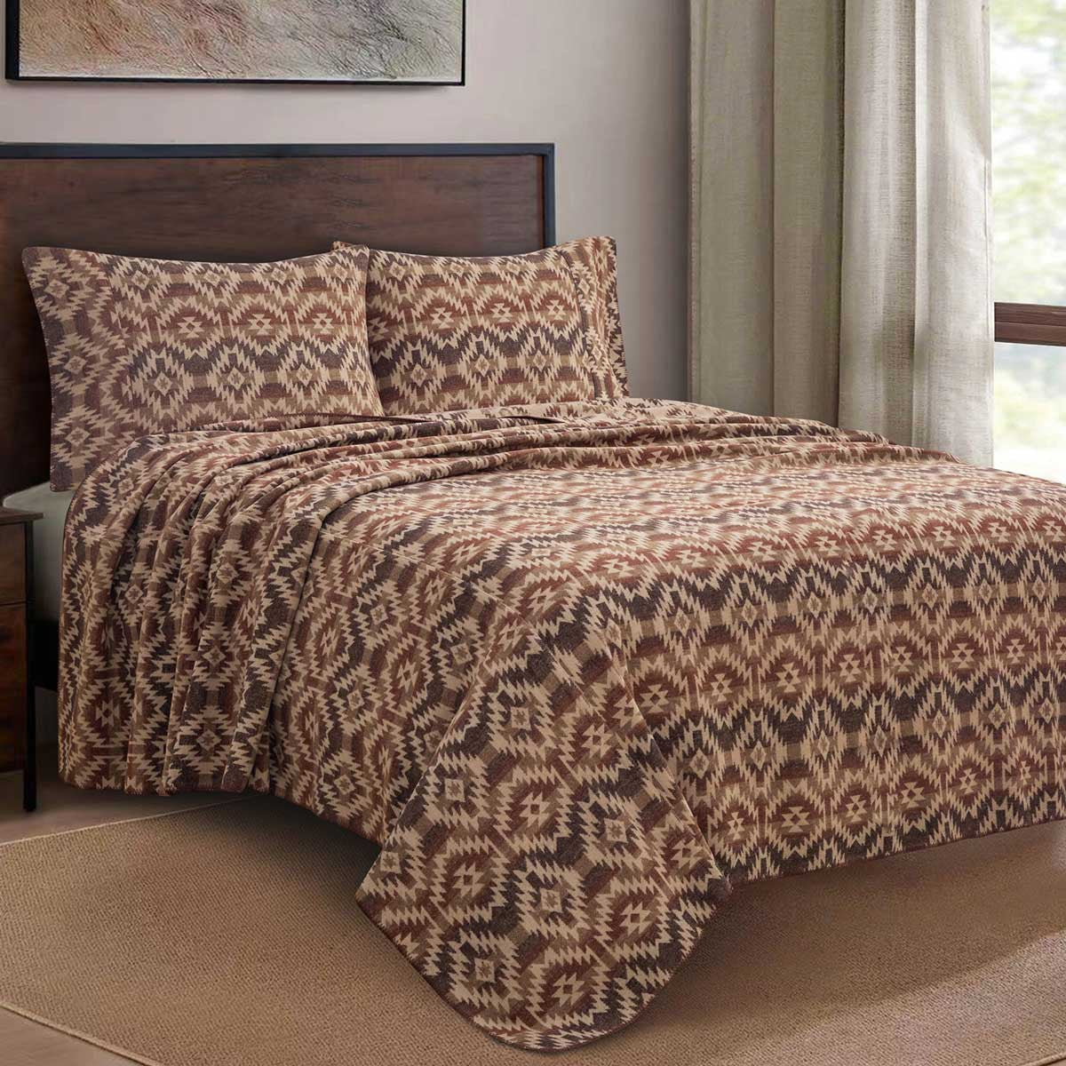Diablo Diamond Blanket Set - Full/Queen