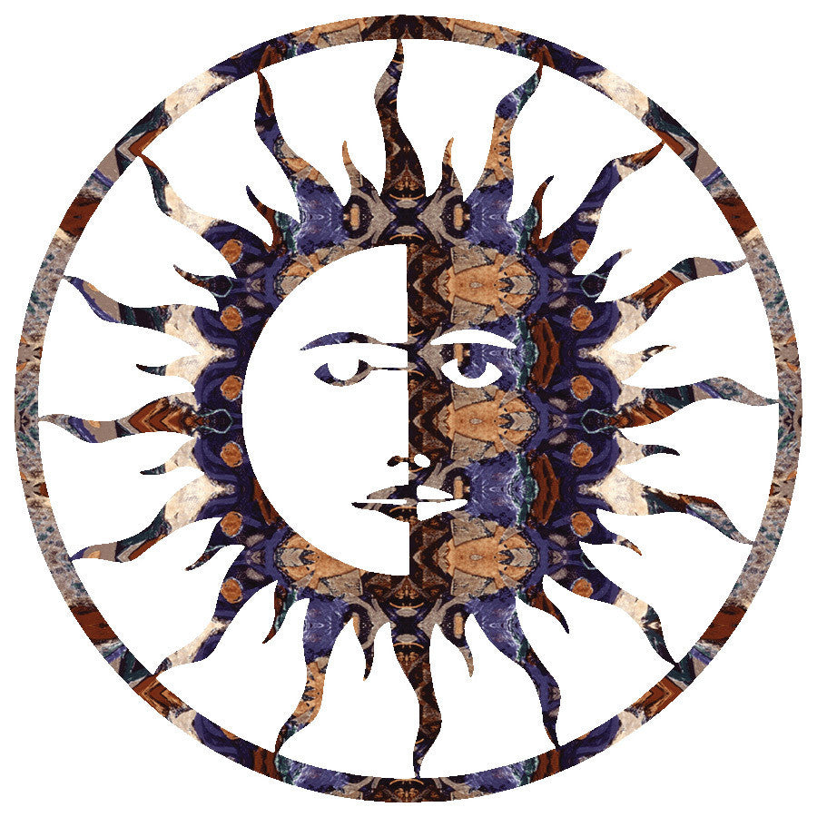 Sun Moon Wall Hanging - 8 Inch