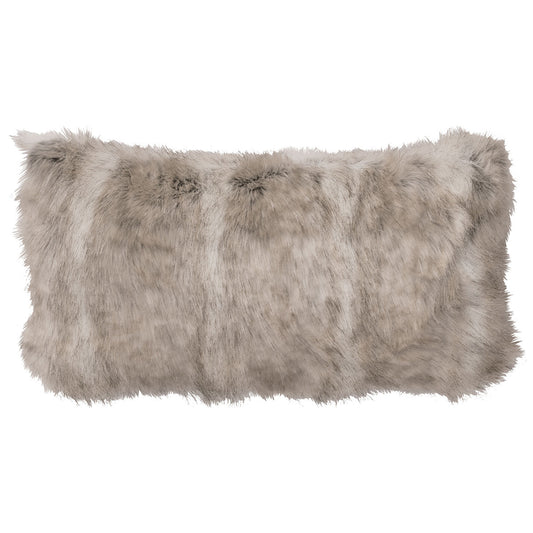 Canadian Stone Fox Fur Pillow - 14 x 26