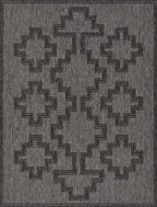 Kachina Gray Indoor/Outdoor Rug - 5 x 7