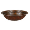 Barbed Wire Oval Copper Sink