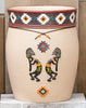 Southwest Kokopelli Waste Basket