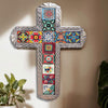 Colorful Mosaic Cross Wall Art