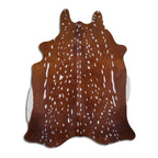 Whitetail Printed Cowhide Rug - Medium