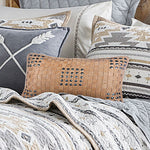 Diamond Haze Weave Pillow