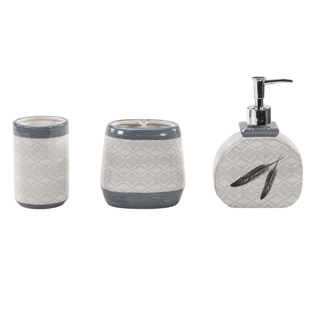 Feathered Elegance Bathroom Set